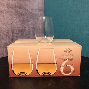 Lenox Stemless Wine Glasses